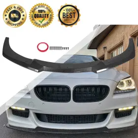 At19057901 Carmirrorshop Front Bumper Spoiler Lip Splitter Kit For Bmw F06 F12 F13 640i M Sport 2012-2018
