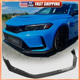 Carracing Factiory 569807015077 For Honda Civic Type R Fl5 11th 2023-2025 Real Carbon Front Bumper Lip Spoiler