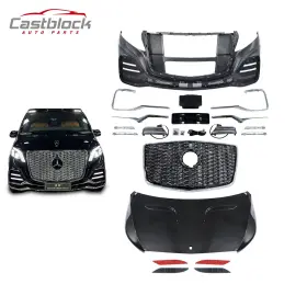 4478200861 Castblock For 2016-2020 Mercedes Benz V Class Vito W447 Metris Front Bumper Body Kit Hood