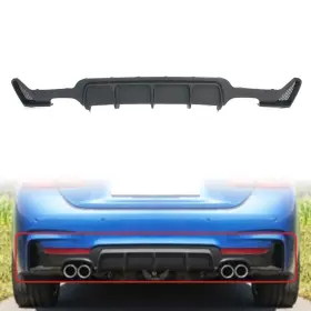 Cbdtimes 420016252024 For Bmw F32 F33 F36 4 Series 14-20 Quad Exhaust Rear Bumper Diffuser Matte Black