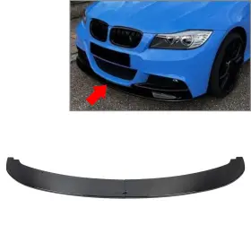 Cbdtimes 550737197288 Front Bumper Spoiler Lip For Bmw 3 Series E90 E91 M Sport Lcl 09-12 Glossy Black