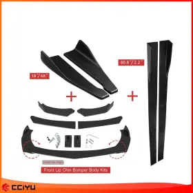 Ze1090760817088601g Cciyu Universal Front Rear Bumper Lip Spoiler Diffuser Side Skirt Splitter Extension