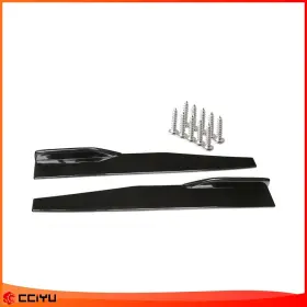 Ze1159983916646501g Cciyu 2pcs 74.5cm Black Side Skirts Rocker Splitters Diffuser Winglet Wings