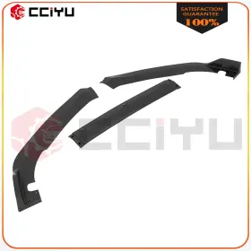 Zg168250215e Cciyu Fits 2018-2020 Honda Accord Carbon Look Front Bumper Lip Spoiler Body Kit