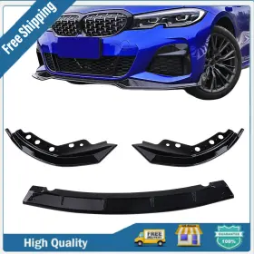 Bm093 Cequent Unbranded Front Bumper Lip Splitter Fit 2019-2021 Bmw G20 M Sport 3 Series Sedan 330