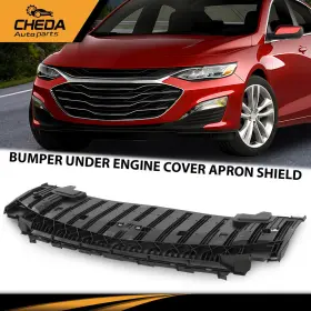 Gp-02egn457aabk Cheda Fit For 2019-21 Chevy Malibu Front Bumper Under Engine Cover Apron Shield Black