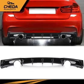 Gpl56298 Cheda Fit For 2012-2018 Bmw F30 3 Series M Sport Sedan Lower Rear Bumper Diffuser Lip