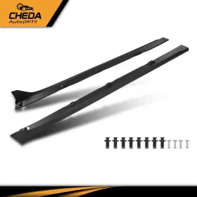 Gpl566630 Cheda Side Skirt Extension 1 Pair Fit For 2016-2021 Honda Civic Lx Ex Si 4-door Sedan