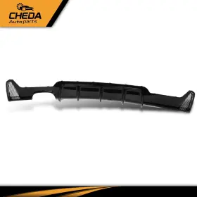 Gpl876269 Cheda Rear Bumper Lip Diffuser Gloss Black Fit For 2014-2020 Bmw 4-series F32 F33 F36