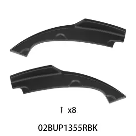 Gpl985964 Cheda Rear Bumper Side Skirt Lip Splitter Fit For Honda Civic 2016-2021 Left And Right