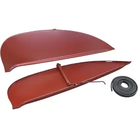 27964d Classic Industries 1957-58 Fairlane Custom Victoria Smooth Steel Fender Skirts Flush Mount