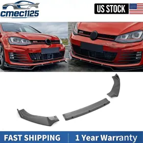 Mk7.5 Cmec Ea888 For 2015-2021 Vw Golf Gti Mk7 R-style Front Bumper Lip Splitter Carbonlook