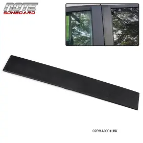 02pma0001lbk Cnnell Fit For 08-16 Town Country 08-20 Grand Caravan Front Door B Pillar Applique Lh
