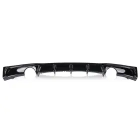 Cnnell0912-369 Cnnell Rear Bumper Diffuser Lip Fit For Bmw F30 M Sport 2012-2018 Black