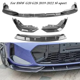 M340i Cnpapc 19-2022 For 19-22 Bmw G20 330i Gt Style M Sport Gloss Black Front Bumper Lip Kit