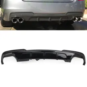 Comebuybestusa 310002486758 Rear Bumper Diffuser Exhausts Lip For Bmw 5 Series F10 M Sport 2011-2016 Black