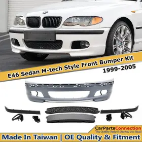 372305 Cpc Front Bumper M Tech Style Convesion For Bmw 3-series 1999-2005 E46 4door Sedan