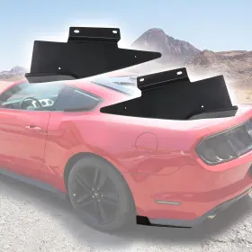 Kuku-cz-0036 Cpowace Side Skirt Diffuser Ford Mustang 2015-2023 Rocker Winglet Rear Splitters