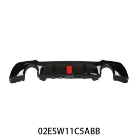 Big102004 Crossdesign Rear Bumper Diffuser Lip Fit For 2007-2013 Bmw 3 Series E92 M Sport Gloss Black