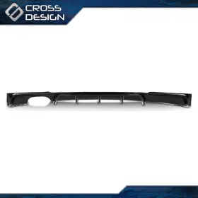 Big110401 Crossdesign Rear Bumper Diffuser Lip Gloss Black Fits 2012-2019 Bmw 3 Series F30 F31 M Sport