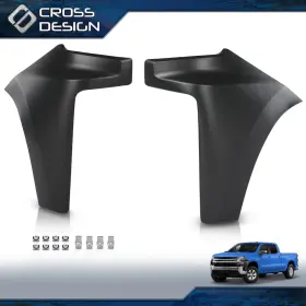 Big122701 Crossdesign Fit For 2019-22 Chevy Silverado 1500 Bumper End Cap Extension Left And Right Side