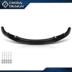 Big2025092906 Crossdesign Fits Bmw 3 Series E92 E93 Lci 10-14 M Sport Front Bumper Lip Splitter Gloss Blk