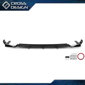 Big2025101301 Crossdesign Fits 19-25 Bmw X7 G07 M50 M Sport Gloss Black Gt Style Rear Bumper Diffuser Kit