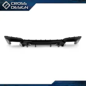 Big2025101408 Crossdesign Gloss Black Fit For 2018-2021 Bmw G01 X3 M40i M-sport Rear Diffuser Bumper Lip
