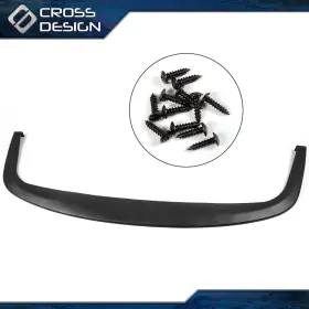 Big20260205-17 Crossdesign 67 Inch X 22 - Universal Round Edge Front Bumper Lip Splitter Plate Spoiler For Car