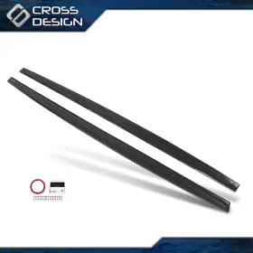 Big20260318-90 Crossdesign 2x Side Skirts Extension Carbon Style Fit 14-20 Bmw F32 F33 F36 4 Series M Sport