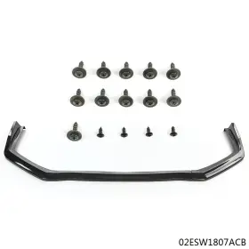 Ht-02esw1807acb Crossdesign Carbon Fiber Front Bumper Lower Body Lip Black Fit For 2015-2020 Subaru Wrx Sti
