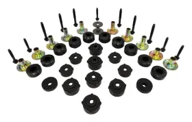 52002723mk Crown Automotive Jeep Replacement Body Mount Master Kit Fits 87-95 Wrangler Yj