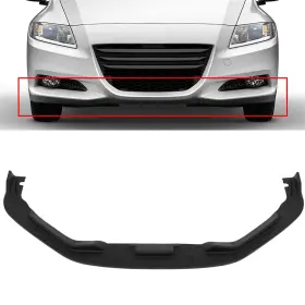 12436813 Csdex 3pcs Matte Black Plastic Front Bumper Lip Spoiler Fits 11-12 Honda Cr-z Painted