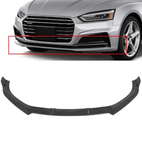 12439699 Csdex Plastic Painted Front Bumper Lip Spoiler Fits 2017-18 Audi A5 Sportback Coupe B9