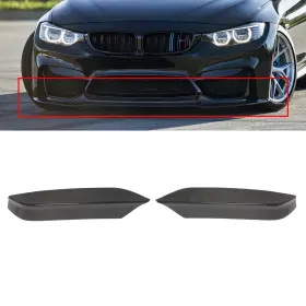 12444589 Csdex Bumper Eyelid Covers Painted Carbon For 2015-2019 2020 Bmw M3 M4 3.0l Front