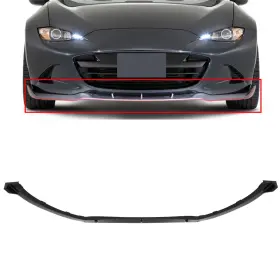 12445478 Csdex Black Front Bumper Body Kit Lip For 2016-2021 Mazda Mx-5 Convertible 2-dr 2.0l
