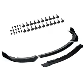 12445492 Csdex 4 Bumper Lip Body Kit Painted Front For 2015-2022 2023 Dodge Charger Black