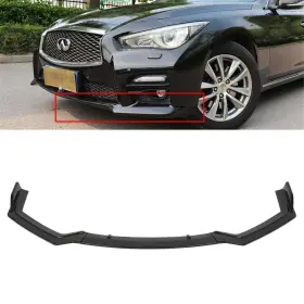 12464158 Csdex 3pcs Front Bumper Spoiler Lip Cover Fits 2018-2020 Infiniti Q50 3.0l Painted