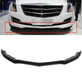 12464160 Csdex Front Black Bumper Spoiler Lip Fits 2015-2018 Cadillac Ats 3.6l 2.0l Gloss