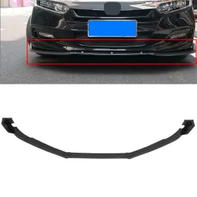 12464163 Csdex Black Carbon Fiber Print Front Lip Splitters For 2018-2019 2020 Honda Accord X3