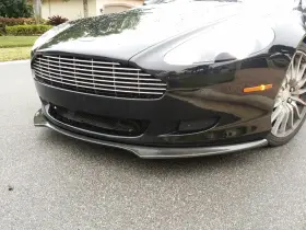 Am-db9-fl-cf D2s For Aston Martin Db9 05-11 Front Bumper Lip Spoiler Linea Tesoro Style Carbon