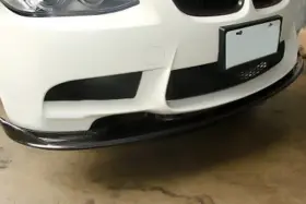 B92m-fl-cf D2s For Bmw M3 2008-2013 H Style Carbon Fiber Front Bumper Lip Spoiler