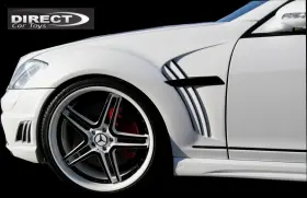 M221-ff-w Directcartoys 07-12 Mercedes Benz W221 S Class Sedan Custom Vented Fenders Set Made Usa New
