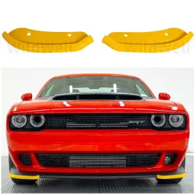 At-dgfbls-00001 Dodge Fit 2015-2024 Challenger Srt Scat Pack Front Bumper Lip Splitter Protector