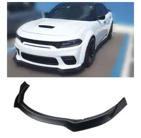 Kye1509 Dodge 2020-2023 Charger Air Dam Lower Chin Bumper Lip Wide Body Only Matte Blk