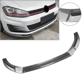 Dreamhighhusa 550747279400 Front Bumper Splitter Spoiler Lip Fit Volkswagen Golf Mk7 G T I R R-line 14-2020