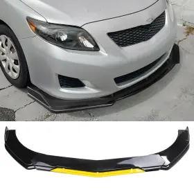 3picece Dreamizer Front Bumper Lip Body Kit Splitter Spoiler For Toyota Corolla Sedan 2020-2023