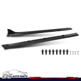 Dsa198179 Ds-auto-parts Side Skirt Extension Fit For 2016-21 Honda Civic Lx Ex Si 4dr Sedan Type-r Style
