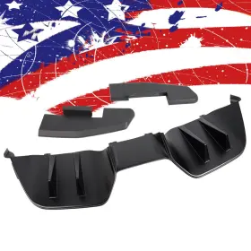 Dsa459135 Ds-auto-parts Fits For 2015-2017 Ford Mustang Premium Plastic Rear Diffuser Bumper Body Kit