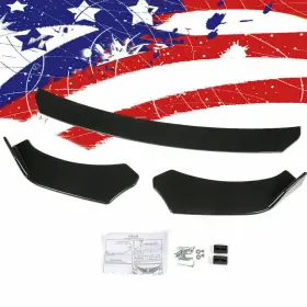 Dsa508914 Ds-auto-parts Fit For Universal Car Front Bumper Lip Splitter Spoiler Lower Chin Diffuser New